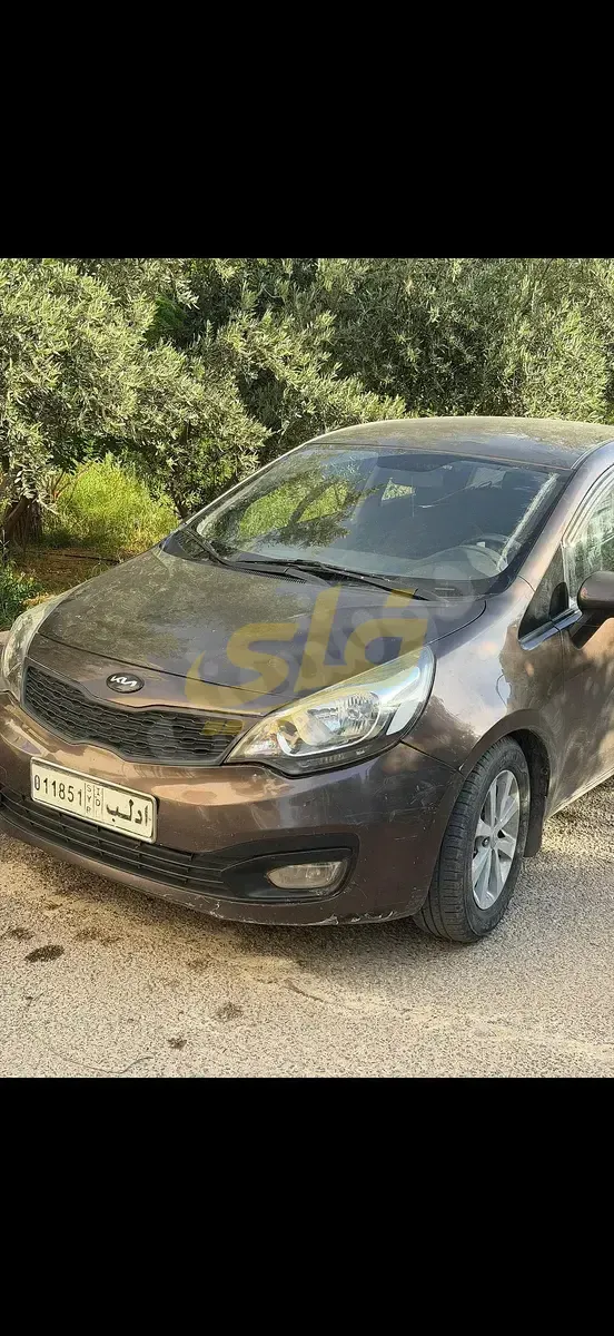كيا ريو 2014 أوتوماتيك 1400 CC لون بني في دمشق