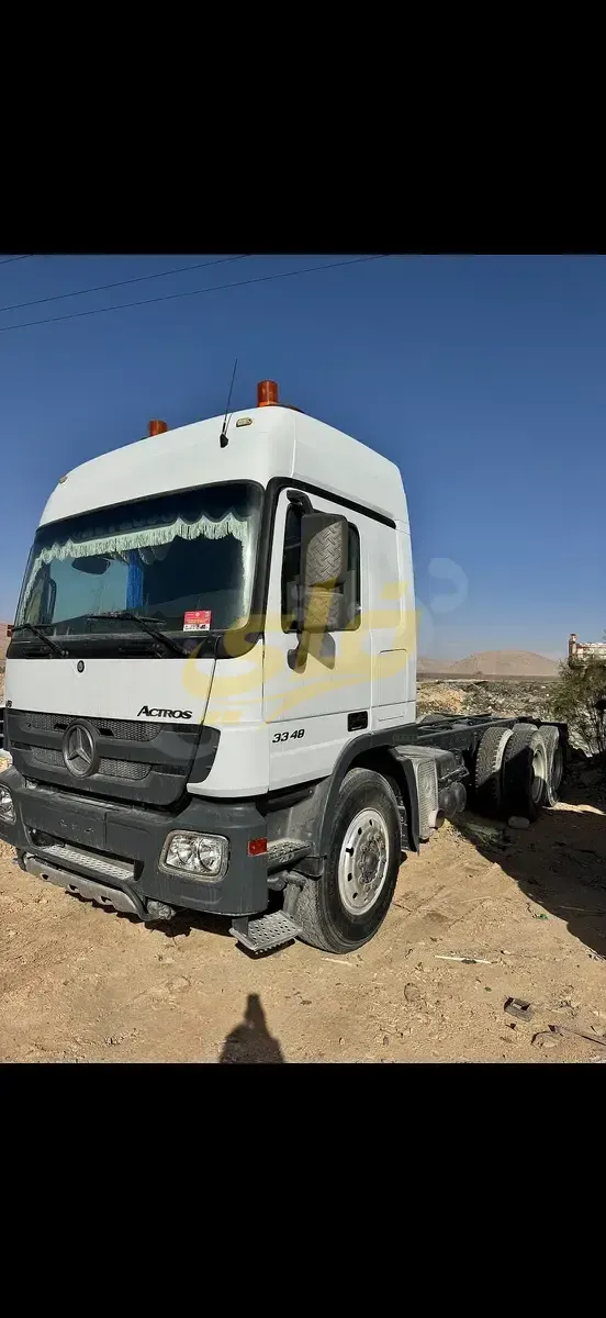 شاحنة مرسيدس بنز أكتروس 3348 موديل 2005 للبيع في دوما
